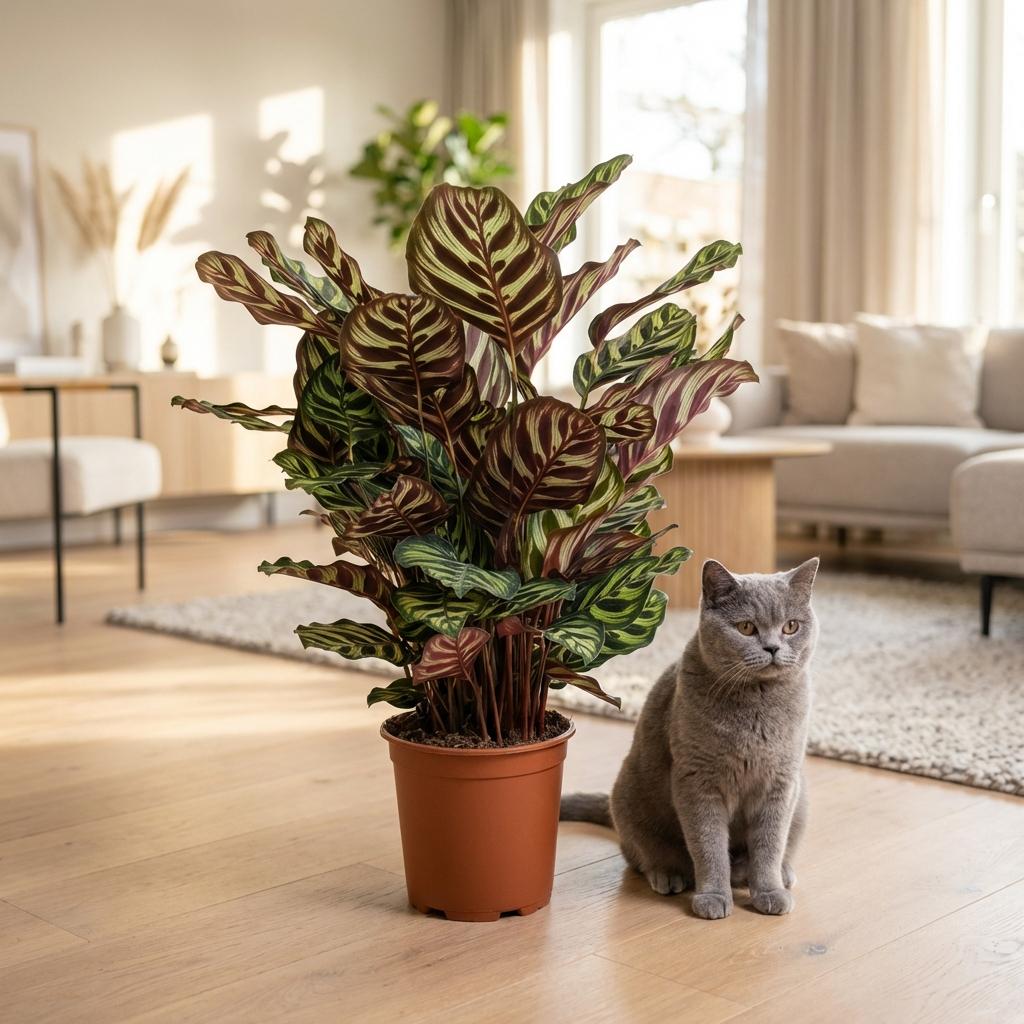 Calathea Makoyana -  Pfauen-Korbmarante